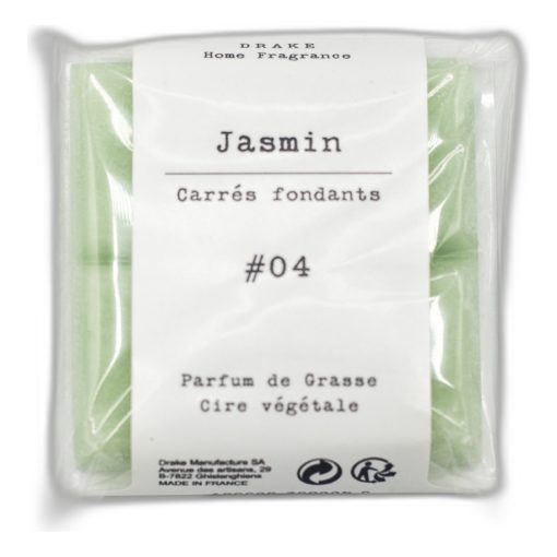 carré fondant - pastille cire végétale parfum de grasse - Jasmin