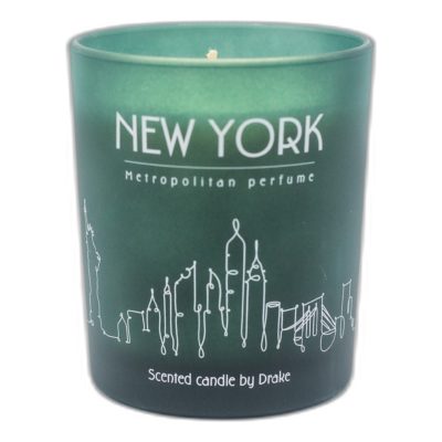 Bougie parfumée, cire végétale, parfum de Grasse. Collection City, New-York