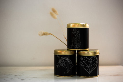 bougie parfuméé - cire végétale - parfum de Grasse- collection Origami