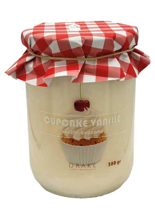 Bougie parfumée - Parfum de Grasse - Cupcake Vanille - cire végétale - fabrication artisanale française - Drake Home Fragrances