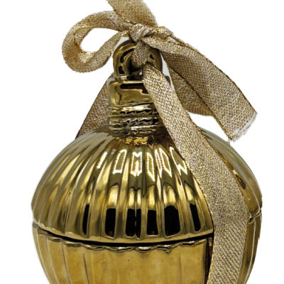 Bougie parfumée - boule de noël Or